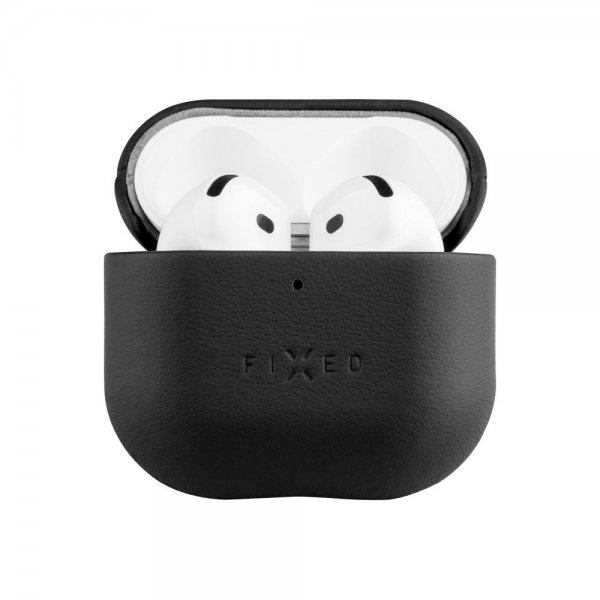 Fixed AirPods 4 Kuoret PodsLeather Musta