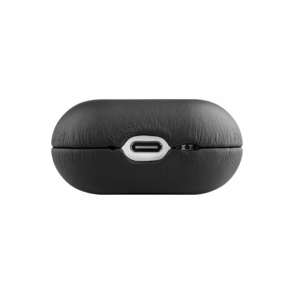 Fixed AirPods 4 Kuoret PodsLeather Musta