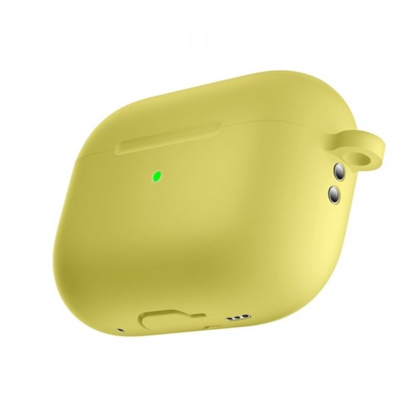 AirPods Pro 2 Kuori Silikoni Karabiinihaka Keltainen