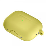 AirPods Pro 2 Kuori Silikoni Karabiinihaka Keltainen