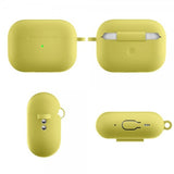 AirPods Pro 2 Kuori Silikoni Karabiinihaka Keltainen