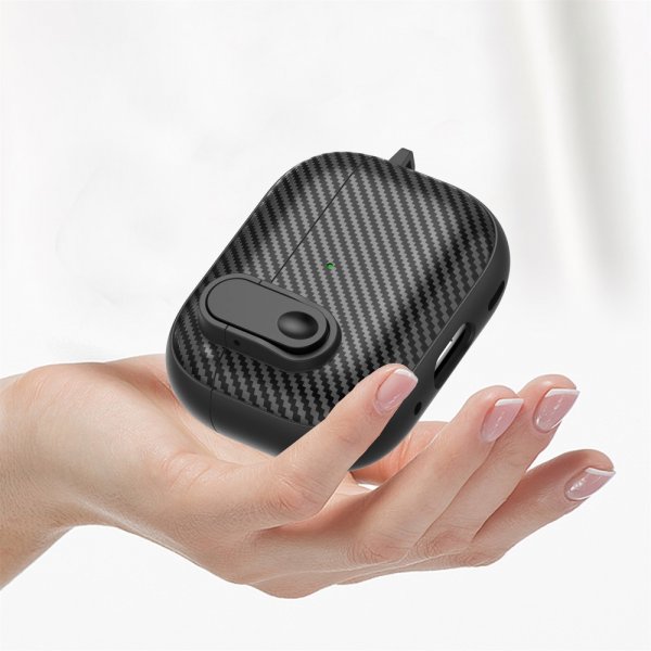 AirPods Pro 2 Kuori Hiilikuitukuvio Vaaleanvihreä