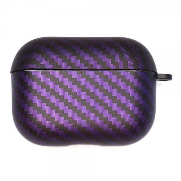 AirPods Pro 2 Kuori Hiilikuitutekstuuri Musta Violetti