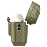 Spigen AirPods Pro 2 -kuori Lock Fit Vintage Khaki
