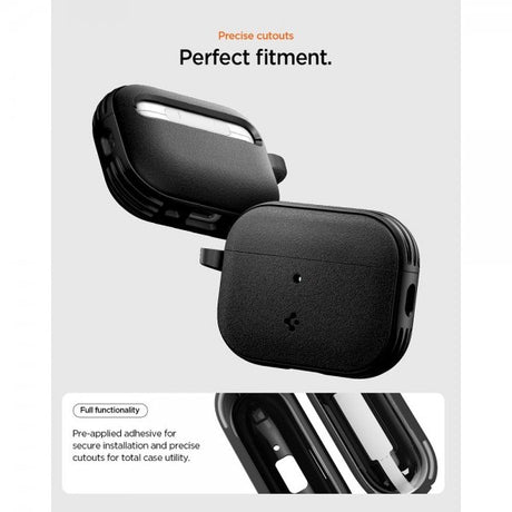 Spigen AirPods Pro 3 Vault -suojakuori, mattamusta