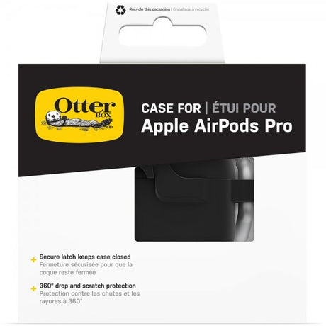 Otterbox AirPods Pro/AirPods Pro 2 -kuulokekotelo, musta Taffy