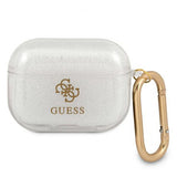 Guess AirPods Pro -kuoret Glitter Case Transparent