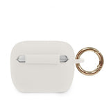 Guess AirPods Pro -kuoret, Gold Triangle, valkoinen