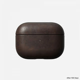 Nomad AirPods Pro -kuori, kestävä kotelo, Rustic Brown