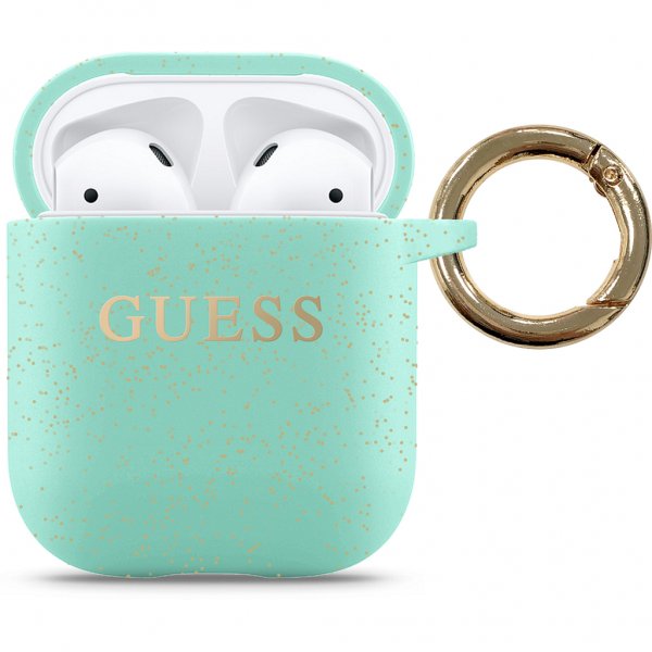 Guess AirPods (1/2) Kuori Glitter Vihreä