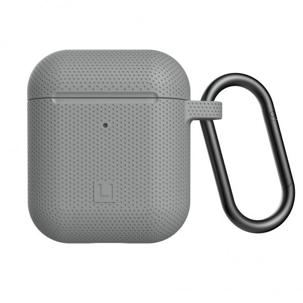 U by UAG AirPods (1/2) -kuori, silikonikotelo, harmaa