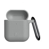 U by UAG AirPods (1/2) -kuori, silikonikotelo, harmaa