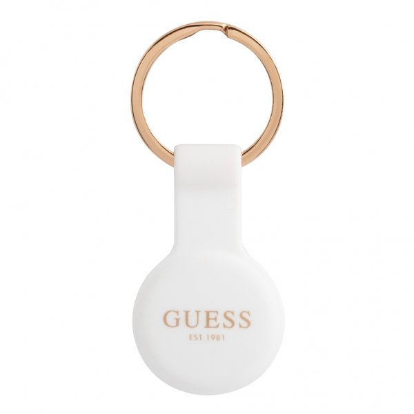Guess AirTag-pidike logolla, valkoinen