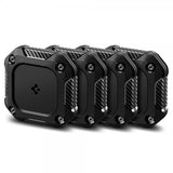 Spigen AirTag-pidike Tough Armor IP 4 kpl, musta