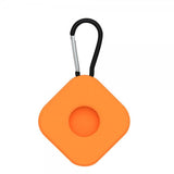 Apple AirTag Pidike Silikoniin Karabiini Square Oranssi