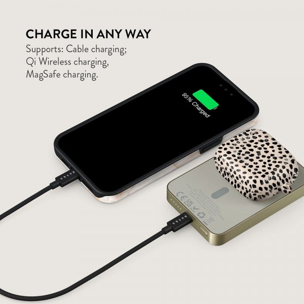 Burga Powerbank MagSafe 5000 mAh Almond Latte Kulta