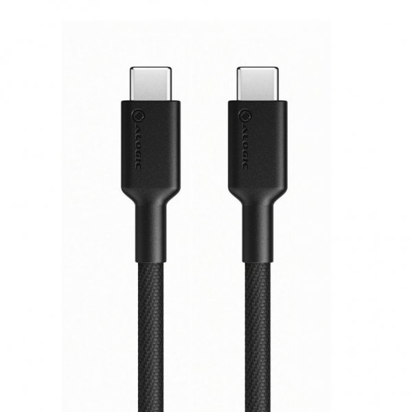 ALOGIC USB-C/USB-C-latauskaapeli Elements Pro 5A Musta 1 m  