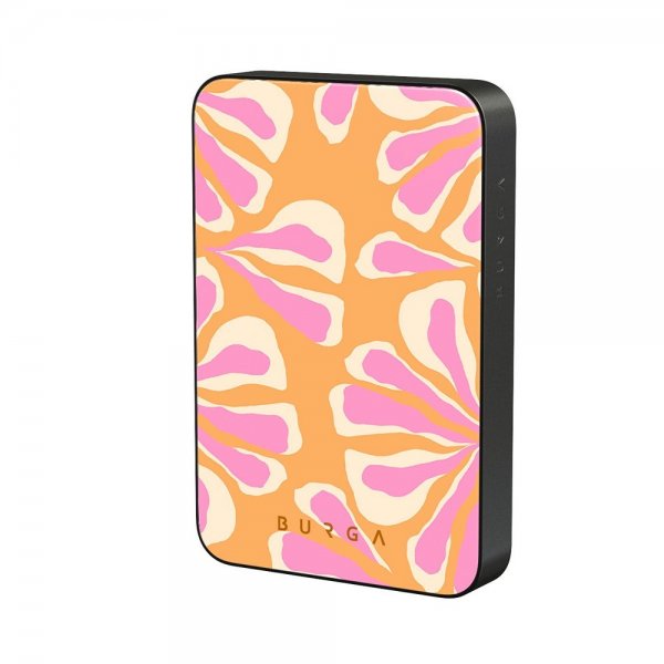 Burga Powerbank MagSafe 5000 mAh Aloha Metallinharmaa