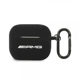 AMG AirPods 3 Kuori Nestemäinen Silikoni Musta