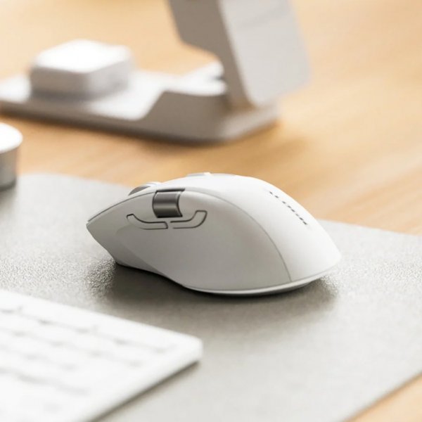 ALOGIC Langaton Hiiri Apex Bluetooth USB-C Ladattava 7 painiketta Valkoinen