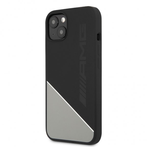 AMG iPhone 13 -kuori Liquid Silicone Two Tone harmaa