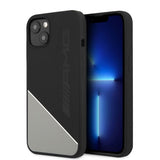 AMG iPhone 13 Mini -kuori, nestemäinen silikoni, kaksivärinen, harmaa
