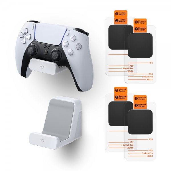 Spigen Seinäteline peliohjaimelle PS5/PS4/Xbox/Nintendo Switch Pro VG300 2-pakkaus