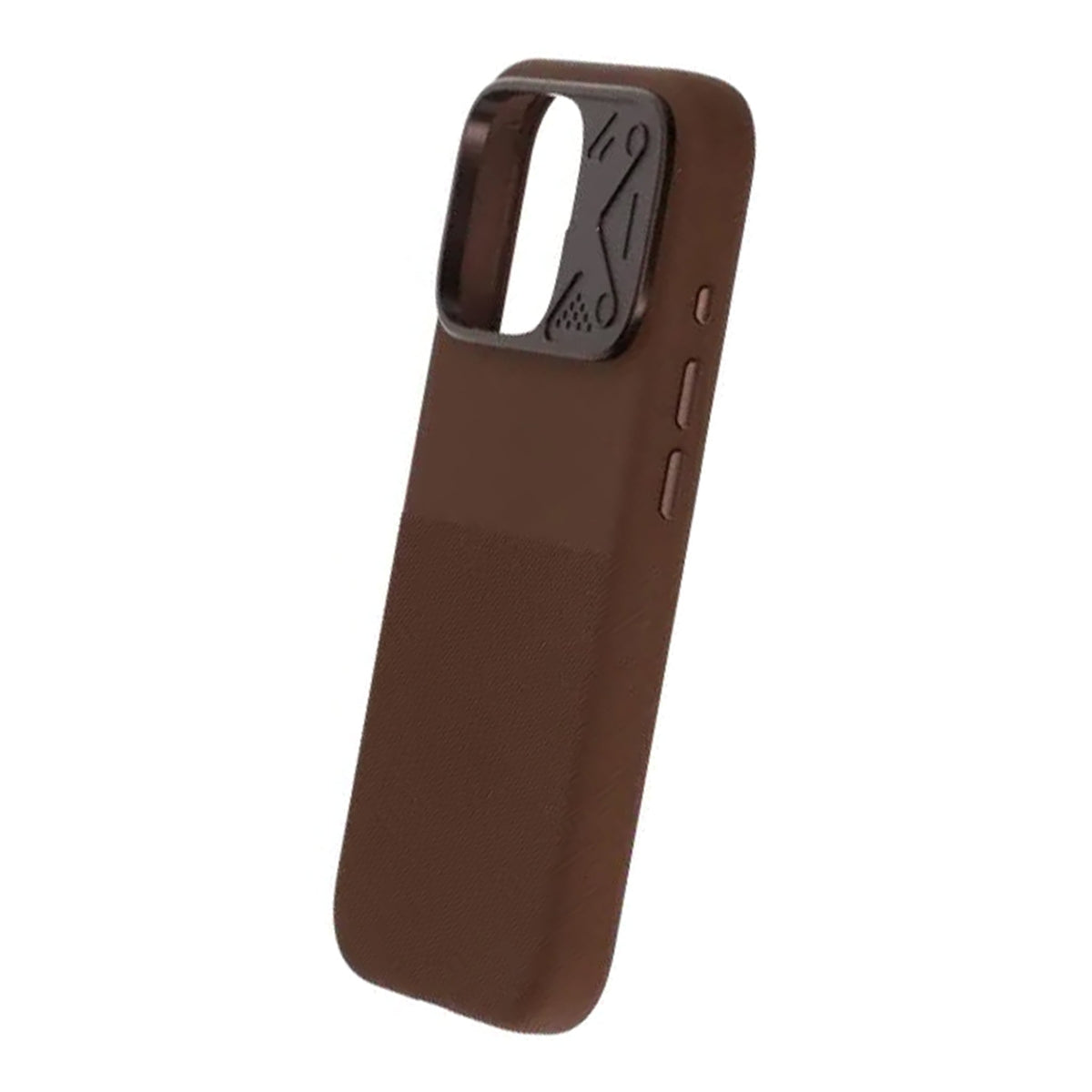 iPhone 16 Pro Kuori Silikoni Kamerareunus MagSafe Ruskea