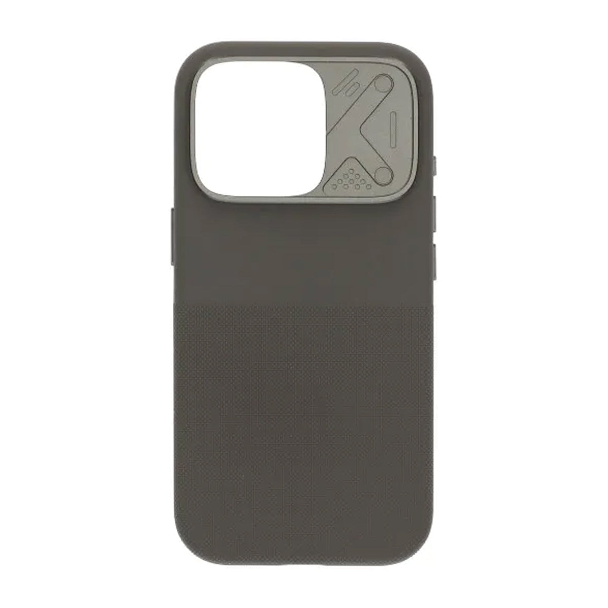 iPhone 16 Pro Kuori Silikoni Kamerareunus MagSafe Harmaa