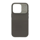 iPhone 16 Pro Kuori Silikoni Kamerareunus MagSafe Harmaa