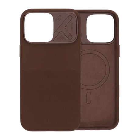 iPhone 16 Pro Max Kuori Silikoni Kamerasuoja MagSafe Ruskea