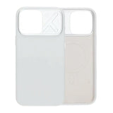 iPhone 16 Pro Max Kuori Silikoni Kamerasuoja MagSafe Valkoinen