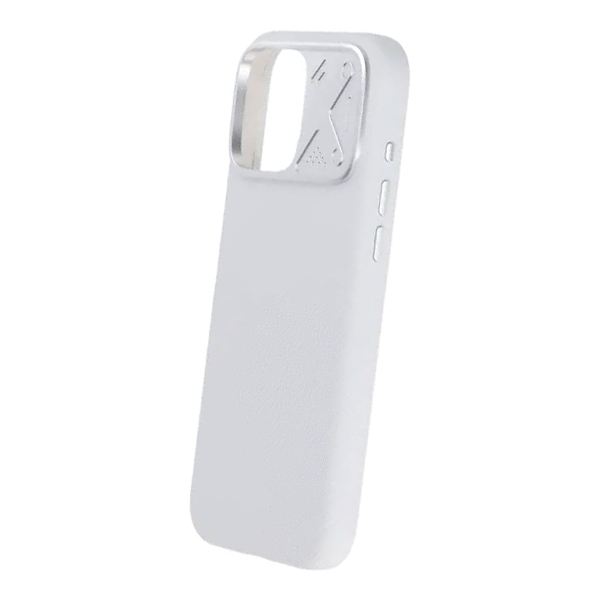 iPhone 16 Pro Max Kuori Silikoni Kamerasuoja MagSafe Valkoinen