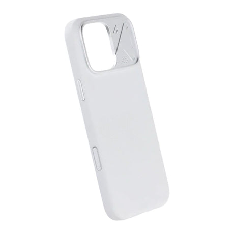 iPhone 16 Pro Max Kuori Silikoni Kamerasuoja MagSafe Valkoinen