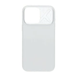iPhone 16 Pro Max Kuori Silikoni Kamerasuoja MagSafe Valkoinen