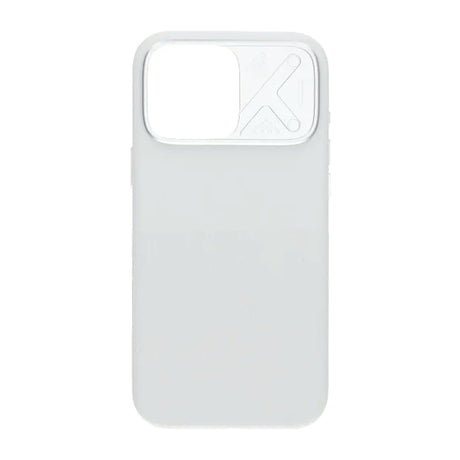 iPhone 16 Pro Max Kuori Silikoni Kamerasuoja MagSafe Valkoinen