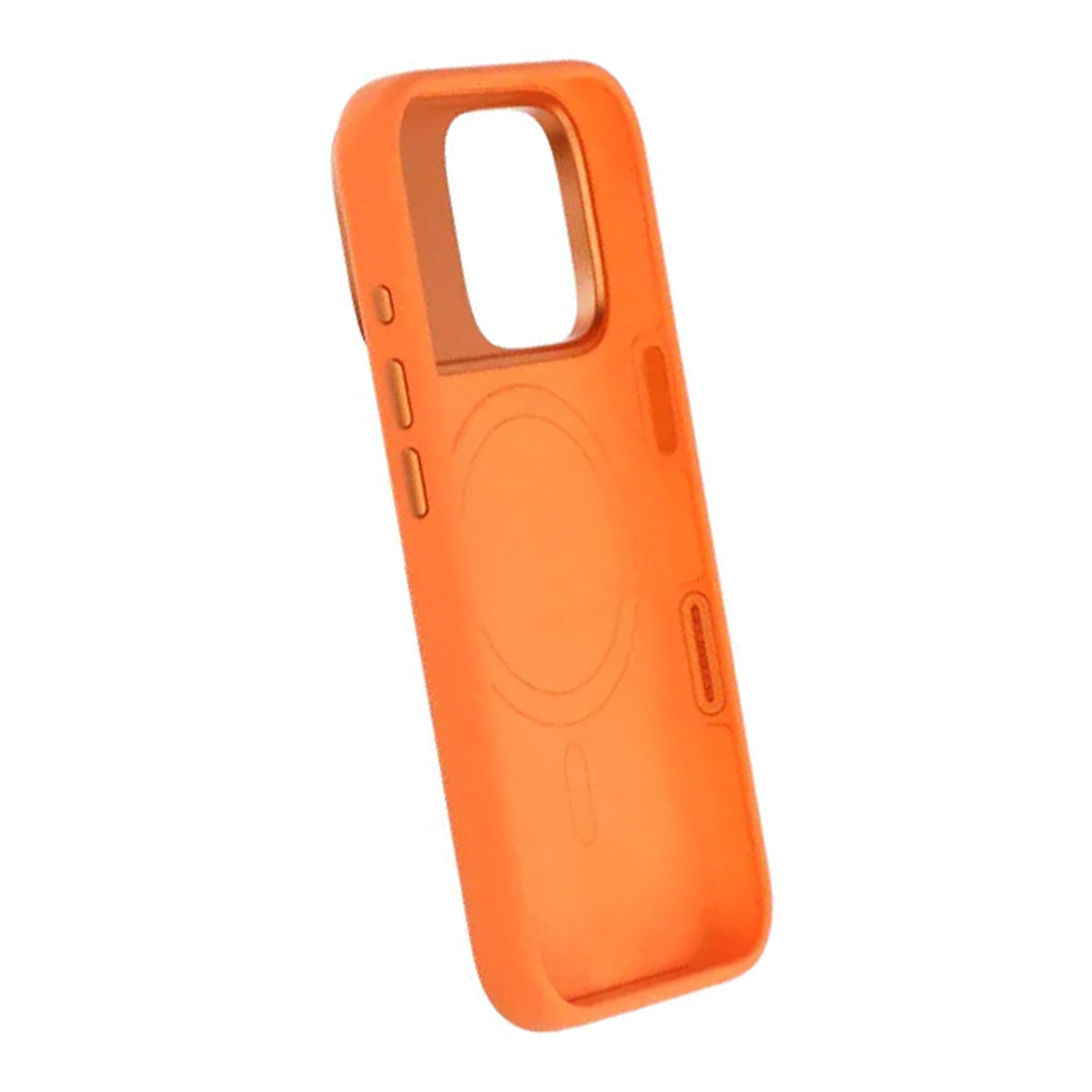 iPhone 16 Pro Kuori Silikoni Kamerasuoja MagSafe Oranssi