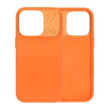 iPhone 16 Pro Kuori Silikoni Kamerasuoja MagSafe Oranssi