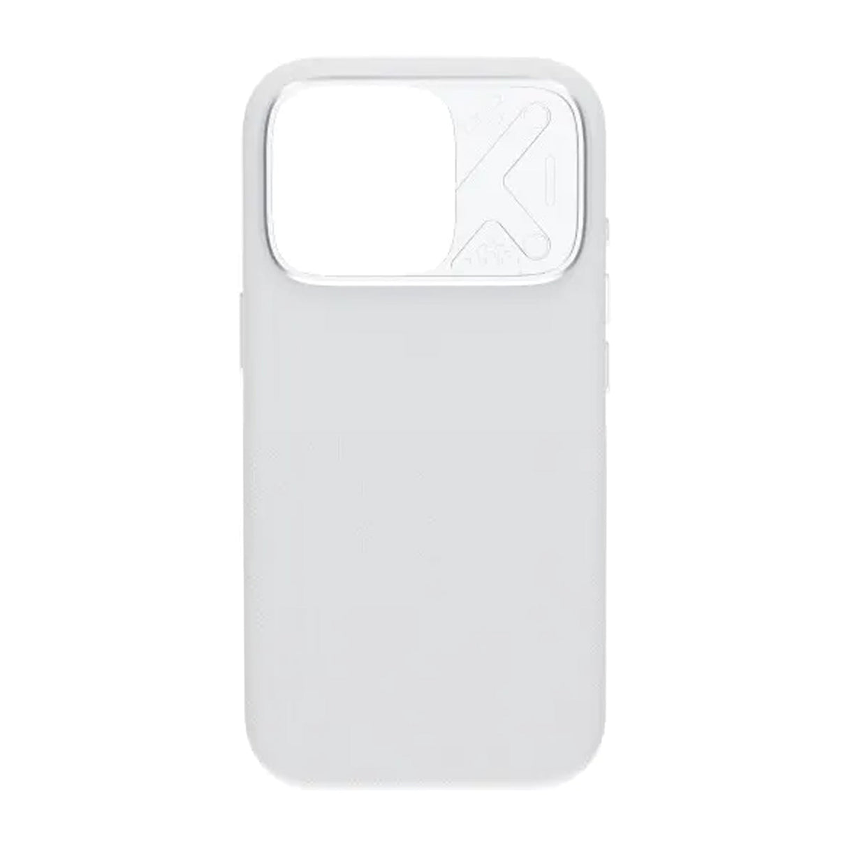 iPhone 16 Pro Kuori Silikoni Kamerasuoja MagSafe Valkoinen