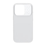 iPhone 16 Pro Kuori Silikoni Kamerasuoja MagSafe Valkoinen