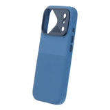 iPhone 17 Pro Max Kuori Silikoni Kamerasuoja MagSafe Sininen