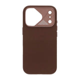 iPhone 17 Pro Max Kuori Silikoni Kamerasuoja MagSafe Ruskea