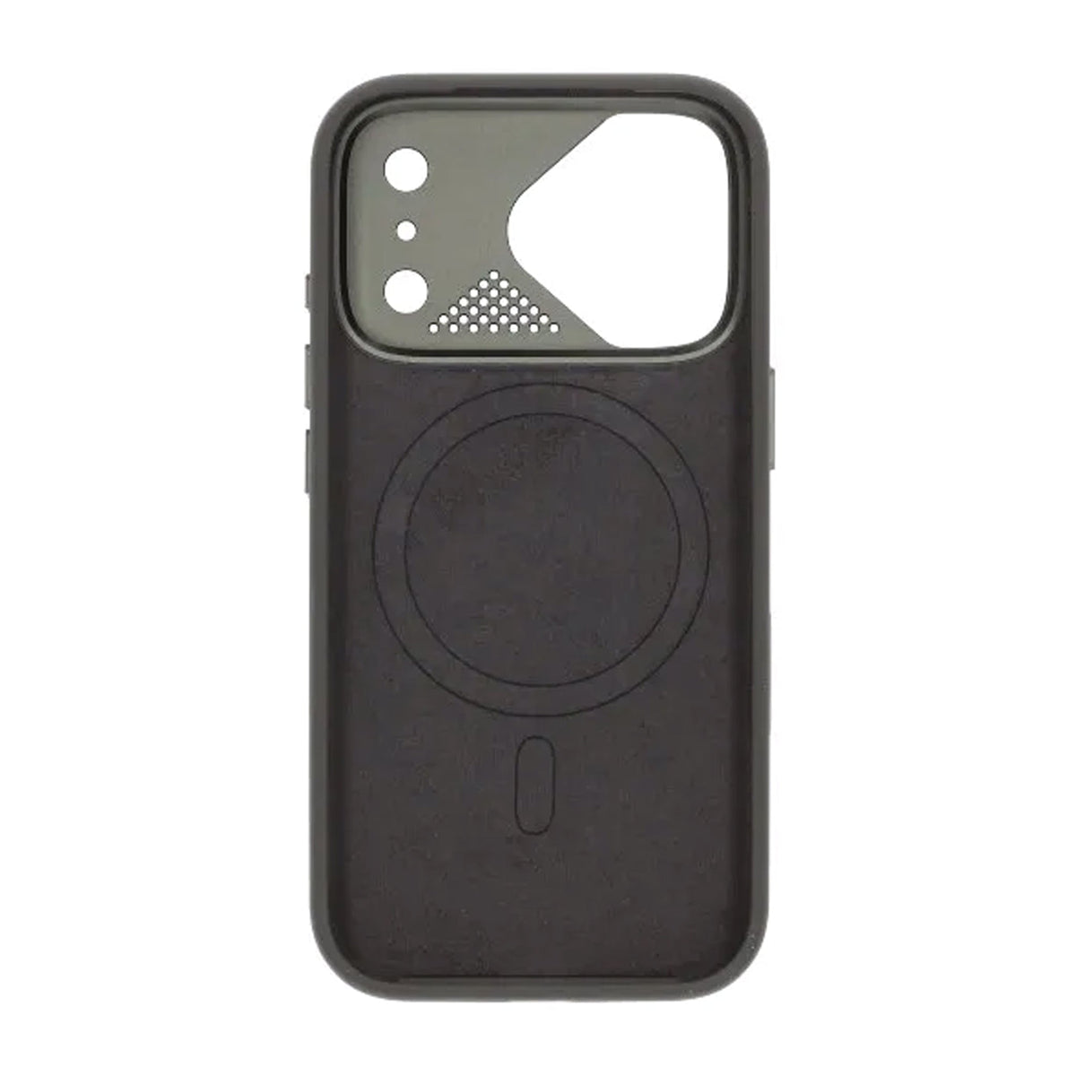 iPhone 17 Pro Max Kuori Silikoni Kamerasuoja MagSafe Harmaa