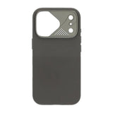 iPhone 17 Pro Max Kuori Silikoni Kamerasuoja MagSafe Harmaa