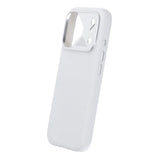 iPhone 17 Pro Max Kuori Silikoni Kamerasuoja MagSafe Valkoinen