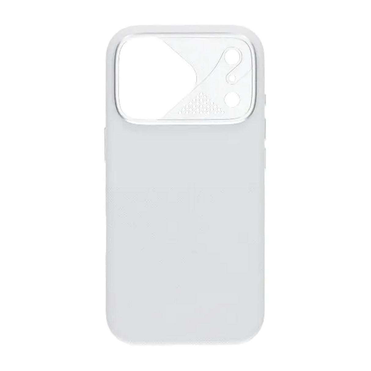 iPhone 17 Pro Max Kuori Silikoni Kamerasuoja MagSafe Valkoinen