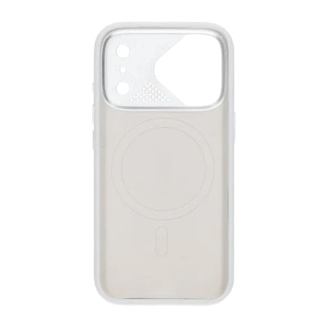 iPhone 17 Pro Kuori Silikoni Kamerasuoja MagSafe Valkoinen