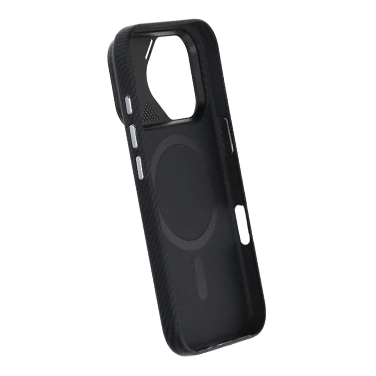 iPhone 17 Pro Kuori Kolfibermönster MagSafe Musta