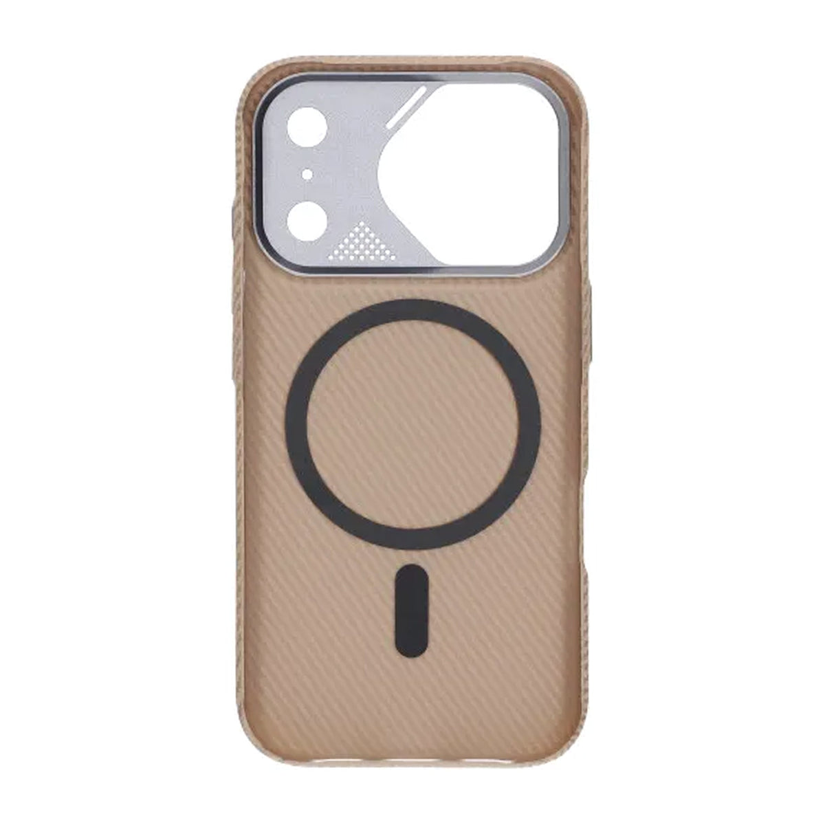 iPhone 17 Pro Kuori Kolfibermönster MagSafe Beige