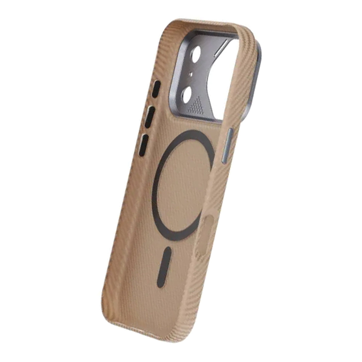 iPhone 17 Pro Kuori Kolfibermönster MagSafe Beige